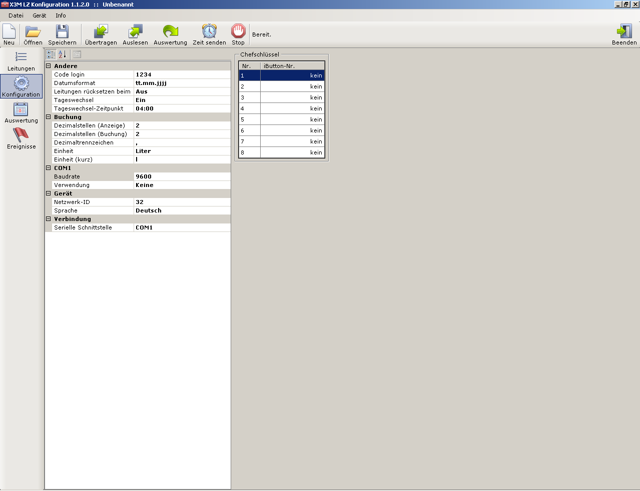 BeerCounter Software Screenshot